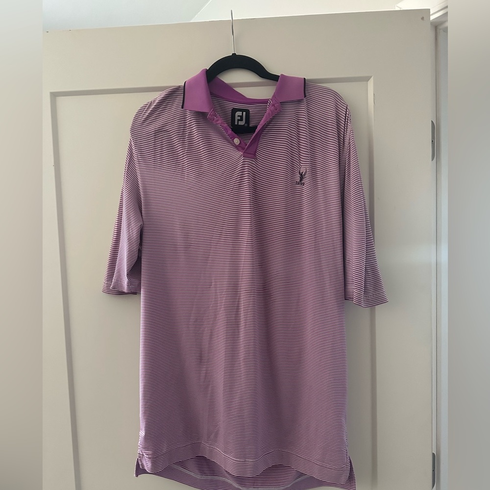 FootJoy Golf Polo Men’s Medium Hormuz Country Club Purple